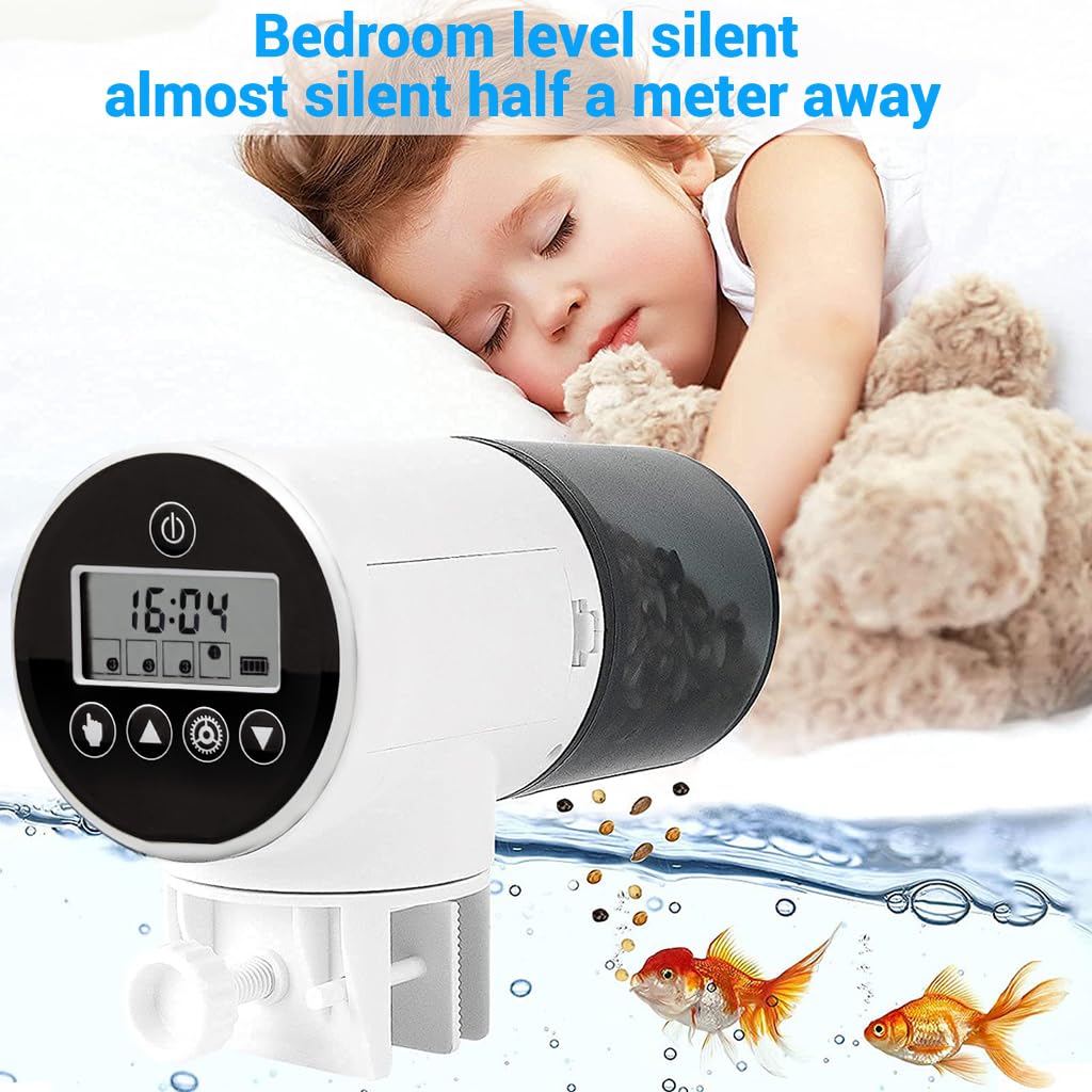 Qpets Automatic Fish Feeder, Timer Turtle Food Fish Tank Accessories Aquarium Plastic Auto Feeder Fish for Marine Aquariums Pond Qpets Automatic Fish Feeder, Timer Turtle Food Fish Tank Accessories Aquarium Plastic Auto Feeder Fish for Marine Aquariums Pond